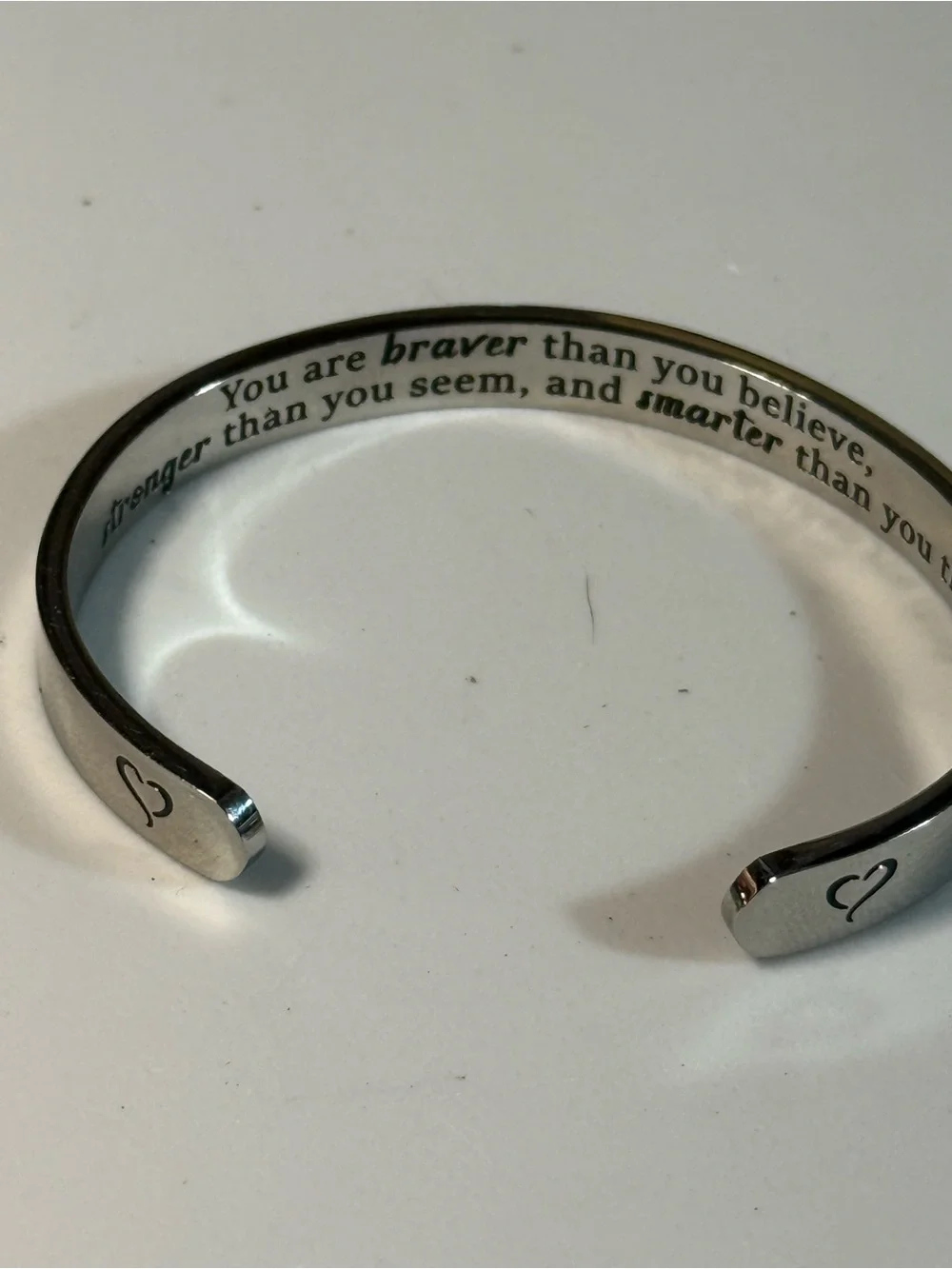 Personally Curated Artisan Black White Pattern Inspo Cuff Bracelet Stack B7